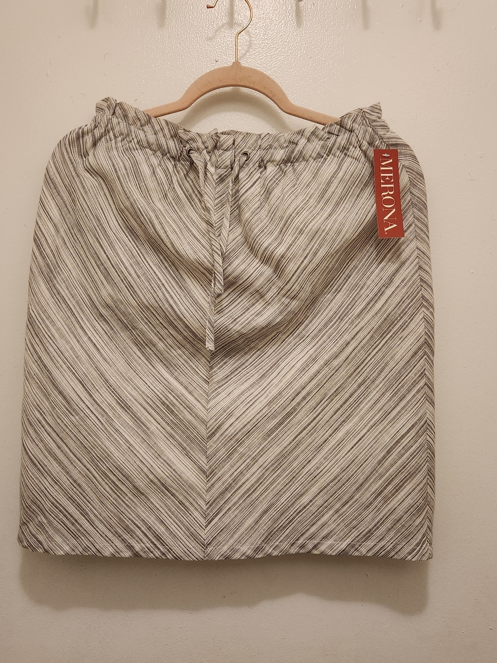 Merona Linen Blend Pull-On Skirt – Size Small (NWT)